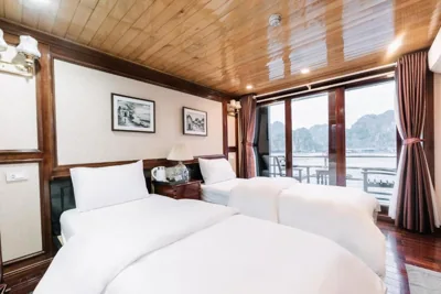 Chambre Deluxe double ou jumelle avec balcon — Daiichi Boutique Cruise